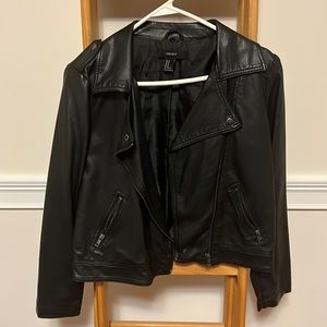Faux leather Moto Jacket